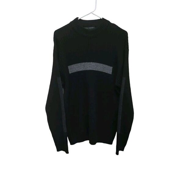 MENS PAOLO MONDO ITALY KNIT PULLOVER STRETCH SWEATER SIZE XL - Picture 1 of 6